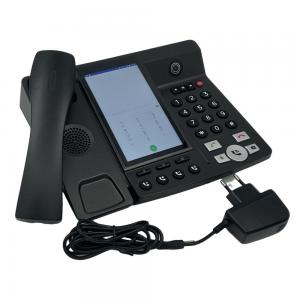 China CAT4 2G / 3G / 4G Volte Enabled Android Landline Phone Video Call Black wholesale