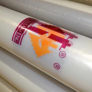 China Protective 0.03mm Printed PE Film 120kg Polyethylene Wrapping Film 280cm Width wholesale