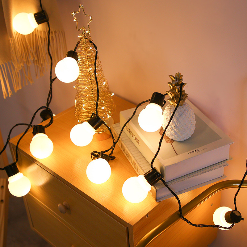 49 Feet 60 Led Solar Waterproof Globe Ball Fairy String Lights Plug in with Remote Decor for Thanksgiving Christmas Decoration