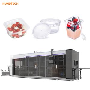 China Pla Food Plastic Container Manufacturing Machine Automatic Thermoforming wholesale