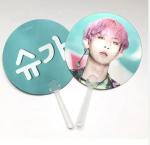 Customized Lenticular 3D Animation Korea KPOP Idol Flip 3d Hand Fan Transparent