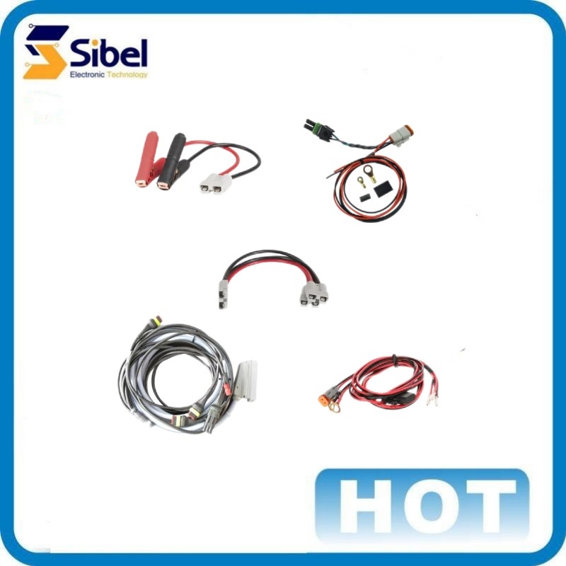 2AWG Pure Copper Battery Cables wiring harness on boat/Car with Ring terminal