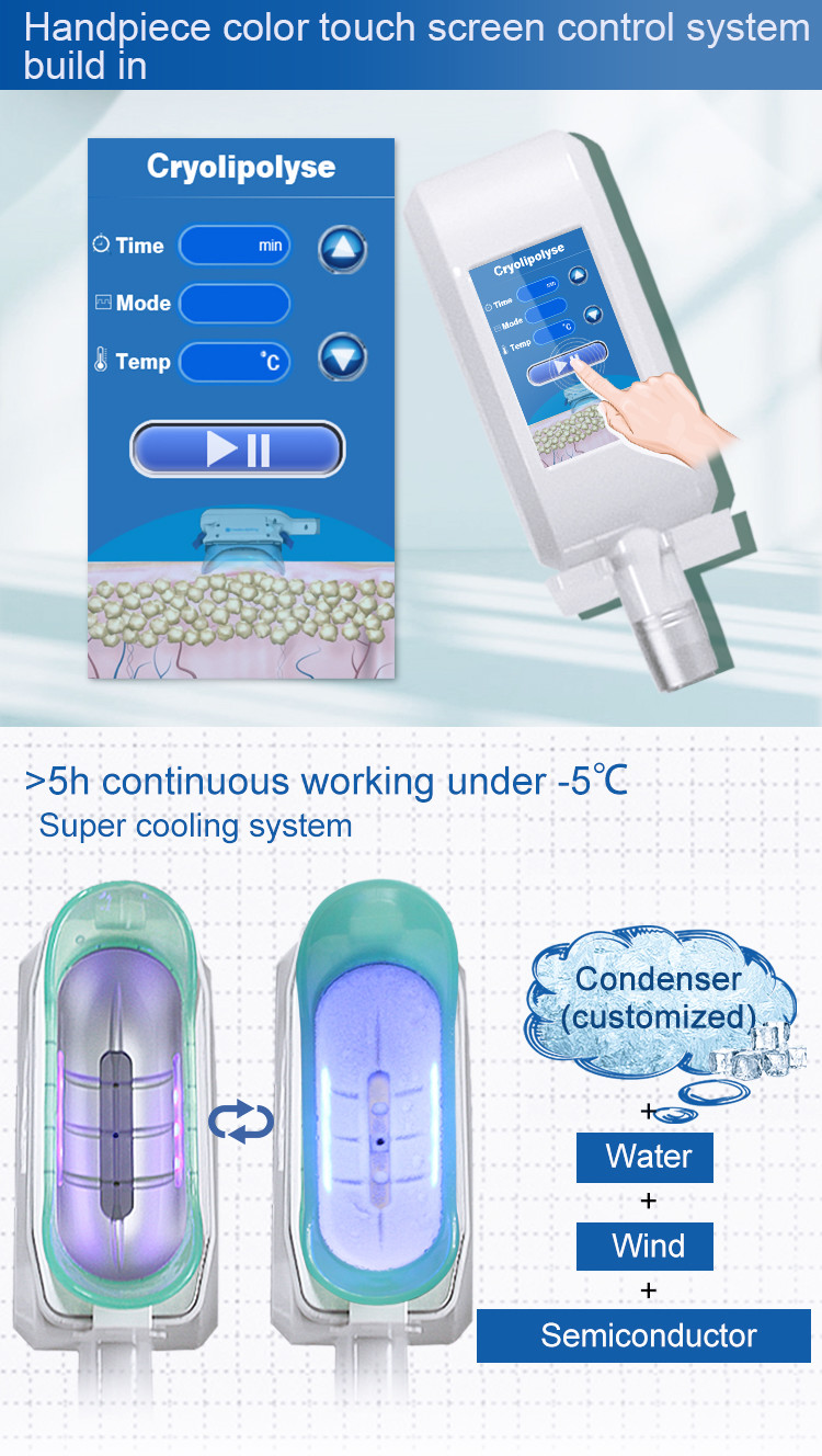 Shockwave 2 In 1 Pain Relief Cryolipolysis Slimming Machine
