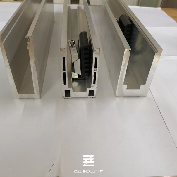 H100mm X W62mm Aluminium U Section Channel For Stainless Steel Railing Base