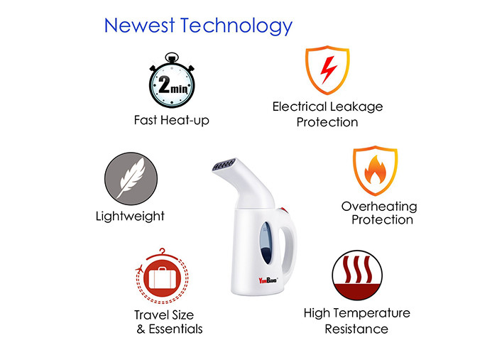 700W Power Mini Clothes Steamer Hand Steamer For Clothes 110 - 240V Voltage