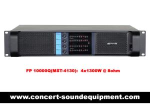 China Disco Sound Equipment / FP 10000Q Switch Mode 4 Channel 4x1300W Amplifier wholesale