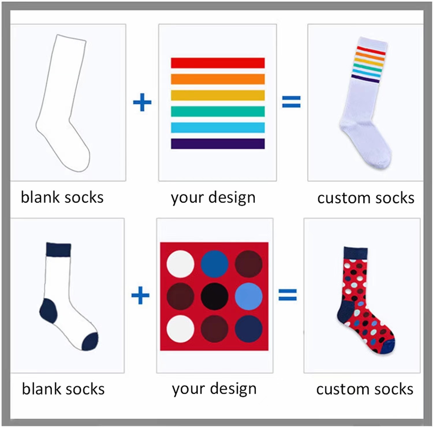 Landscape Pattern sublimation printed socks Custom Digital Printing Socks