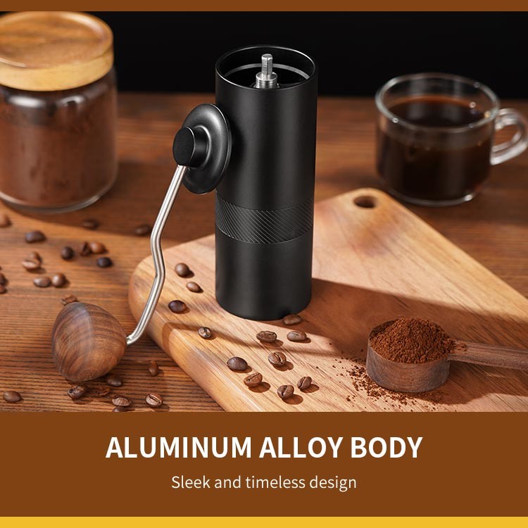 Hand Operated Manual Burr Coffee Grinder Hand Crank Conical Burr For Business Gifts