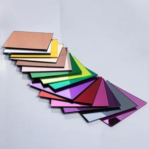 China 1mm 2mm 3mm Rose Gold Acrylic Sheet 4FT X 8FT wholesale
