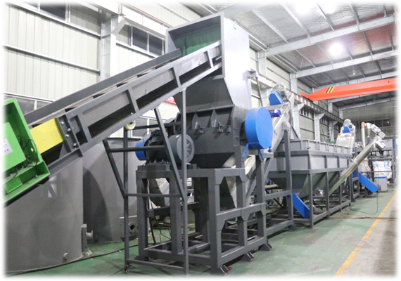 LDPE Mulching Film Recycling Machine LLDPE Film Shredder Machine