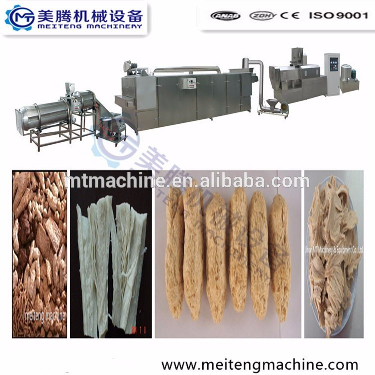 Artificial Soya Bean Protein Chunks Making Machine Ce Certificate