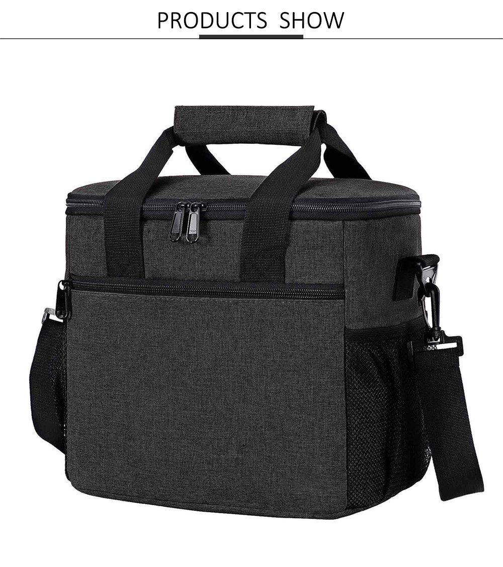 24 Can Insulated Cooler Tote Bag For Outdoor Picnic