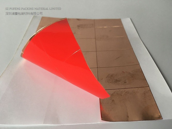 Self Adhesive 0.06mm 60 Micron SGS Copper Foil Tape With Non Conductive Adhesive