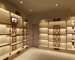 Wall Mount Shoe Display Shelves Footwear Display Stands Easy Assemble