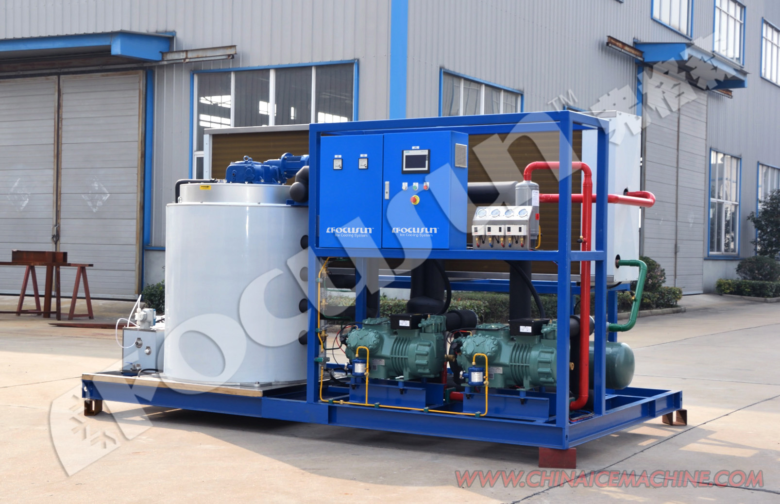 FOCUSUN FIF-300 30 Tons Per Day Ice Flake Machine for Fishery User-Friendly and Design