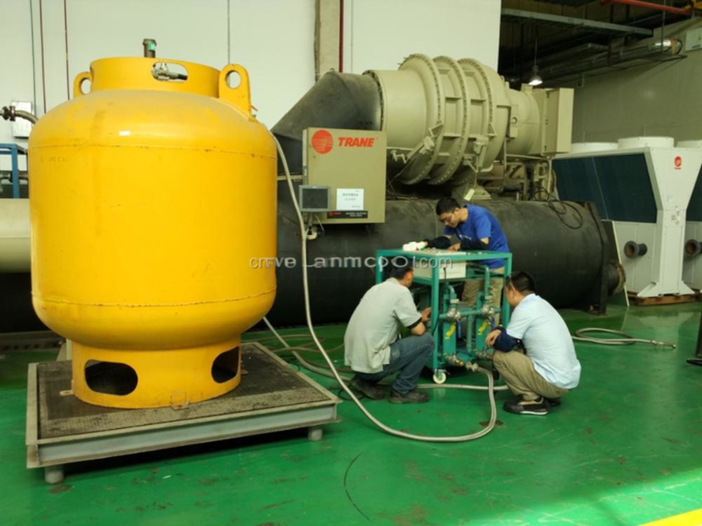 Low Pressure Chiller Service Refrigerant Recovery Machine R123 R245fa Refrigerant Recharge Machine