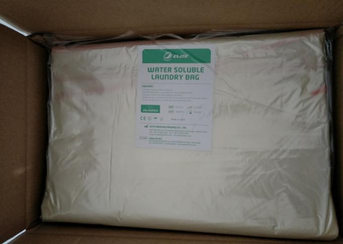 Long Time Medical PVA Dissolvable Laundry Bags Cold / Hot Water Soluble