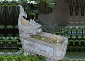 China 42&quot; Dragon Spits Sandstone Water Fountain wholesale
