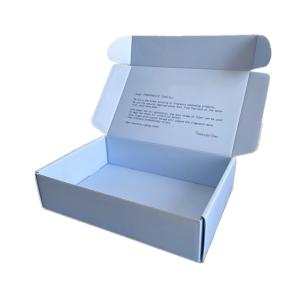 China Blue Corrugated Subscription Ecommerce Mailer Boxes Shipping Box Customized wholesale