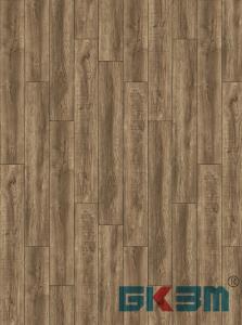 China Waterproof Click Luxury SPC Flooring Plank Knife Grain Oak Dark Brown LS-W8002 wholesale