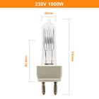 China 230V 1000W Video Bulb Aviation Ship Light Stage Spot Bulb wholesale