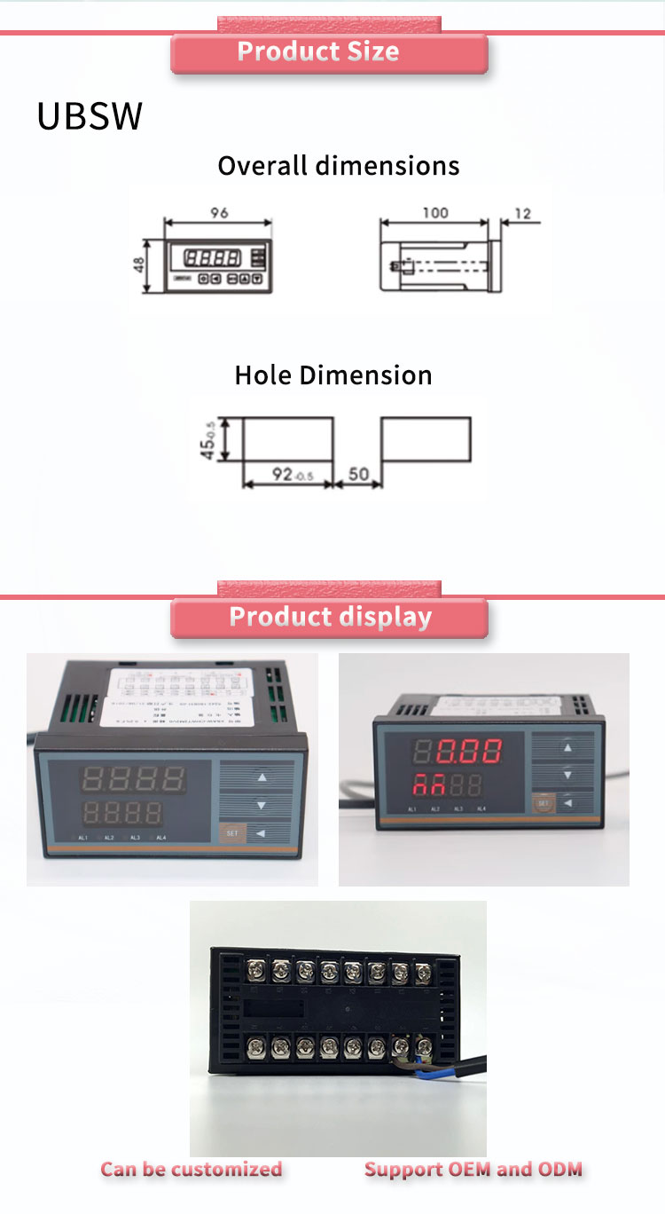 2023 Manufacturing Date Code UNIVO UBSW Single Channel Thermal Meter Control Instrument