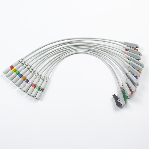 ECG Parts Pigtail Adapters 989803101701 40498E 4.00MM ECG Snap To Banana Plug