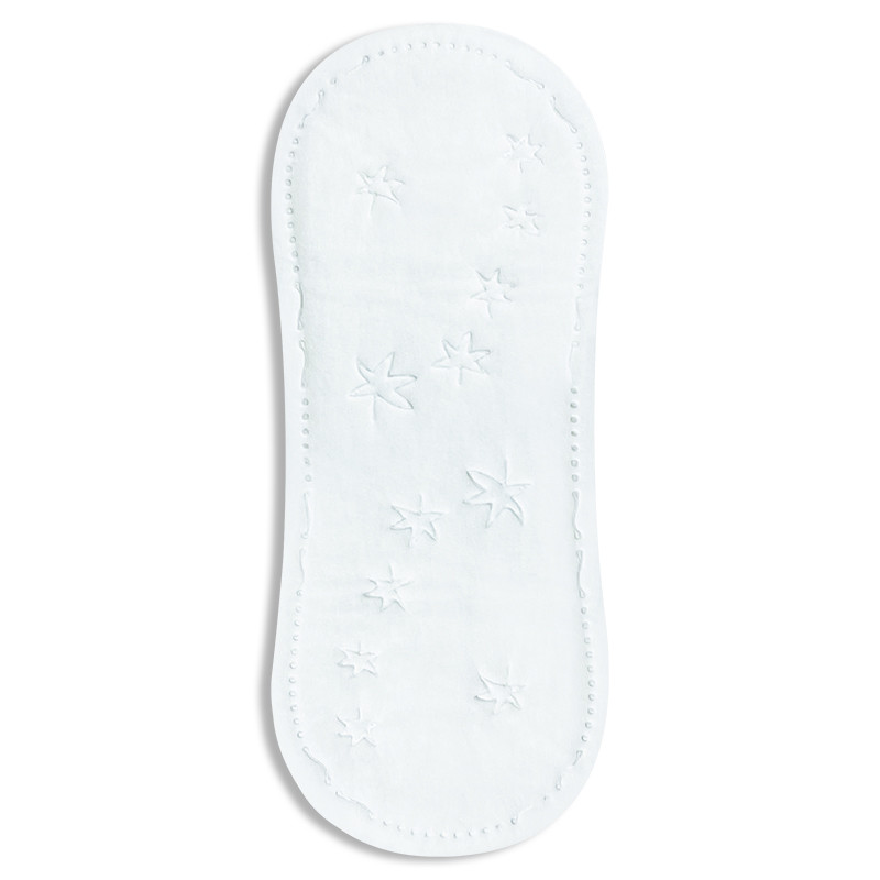 Hot sale cotton disposable day use brand name organic cotton sanitary napkin panty liner