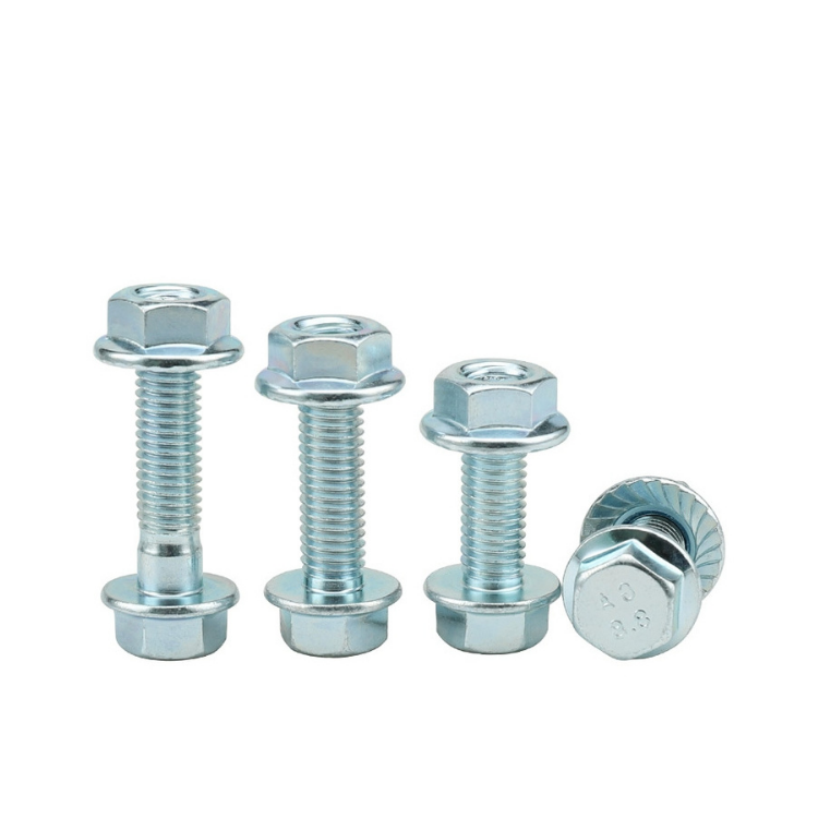 High Strength M6 DIN 6921 9.8 10.9 Fine Thread Grade 8 Hex Flange Bolt for Applications