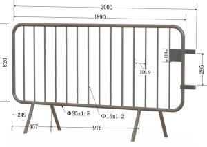 China concert crowd control barrier wholesale