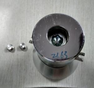 China 20K Stainless Steel Ultrasonic Piezoceramic Transducer 40K Frequency wholesale