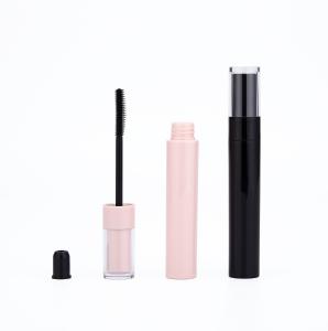 China Broken Hair Finishing Round Pink Plastic Mascara Tube 12ml wholesale