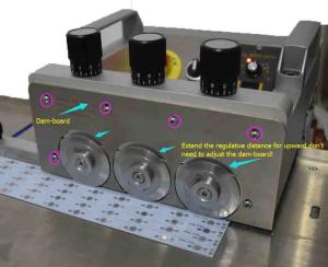 China Aluminium T8 Tube PCB Depaneling Machine 1200mm Length Burring - Free wholesale