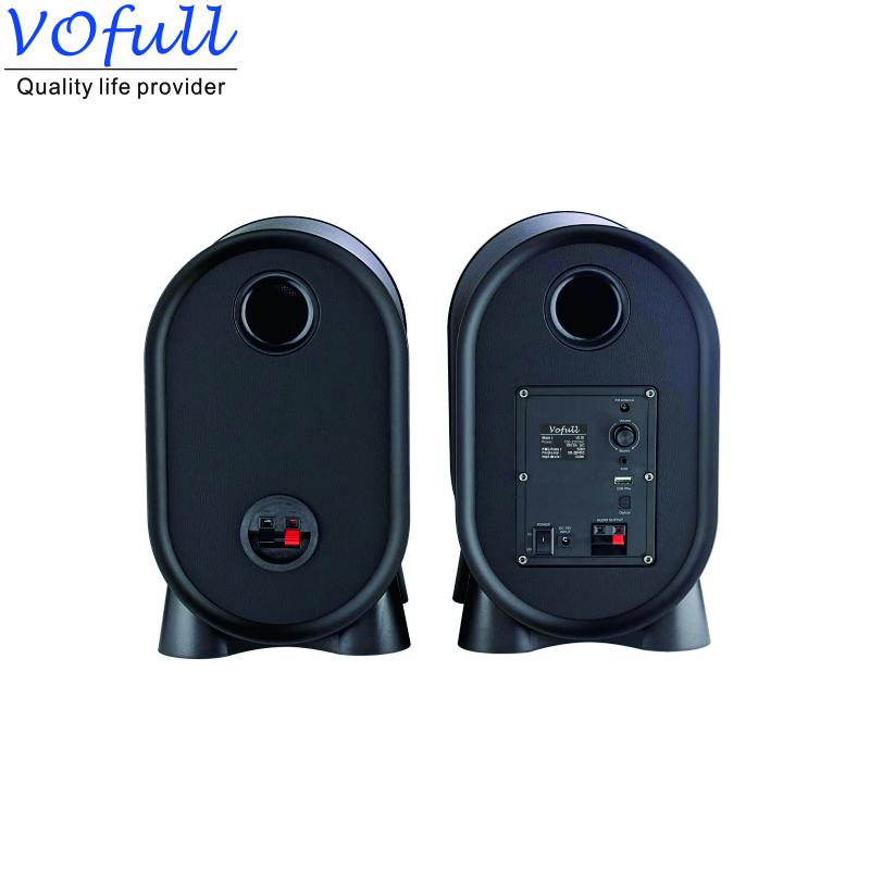 Desktop Wireless Subwoofer Speakers , Active Bookshelf Speaker 85dB Sensitivity