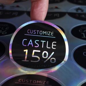 China Custom Waterproof Vinyl Sticker Roll Product Package Logo Label Printing wholesale