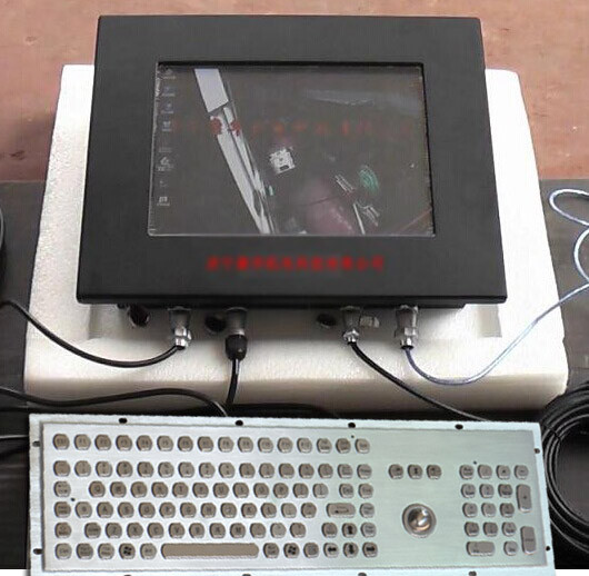 Stainless steel Industrial Computer Keyboard with Trackball , Dust Proof Keyboard