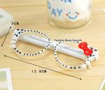 2014 Hot! Novelty plsastic ball,glasses shape ball pen,nice gift for children
