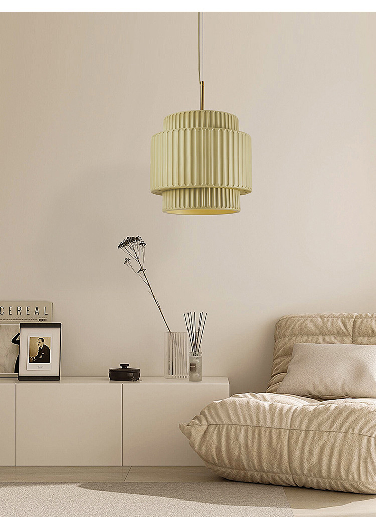 Wabi Sabi Pendant Light White Resin Chandeliers Dining Room Hanging Lamp(WH-AP-577)