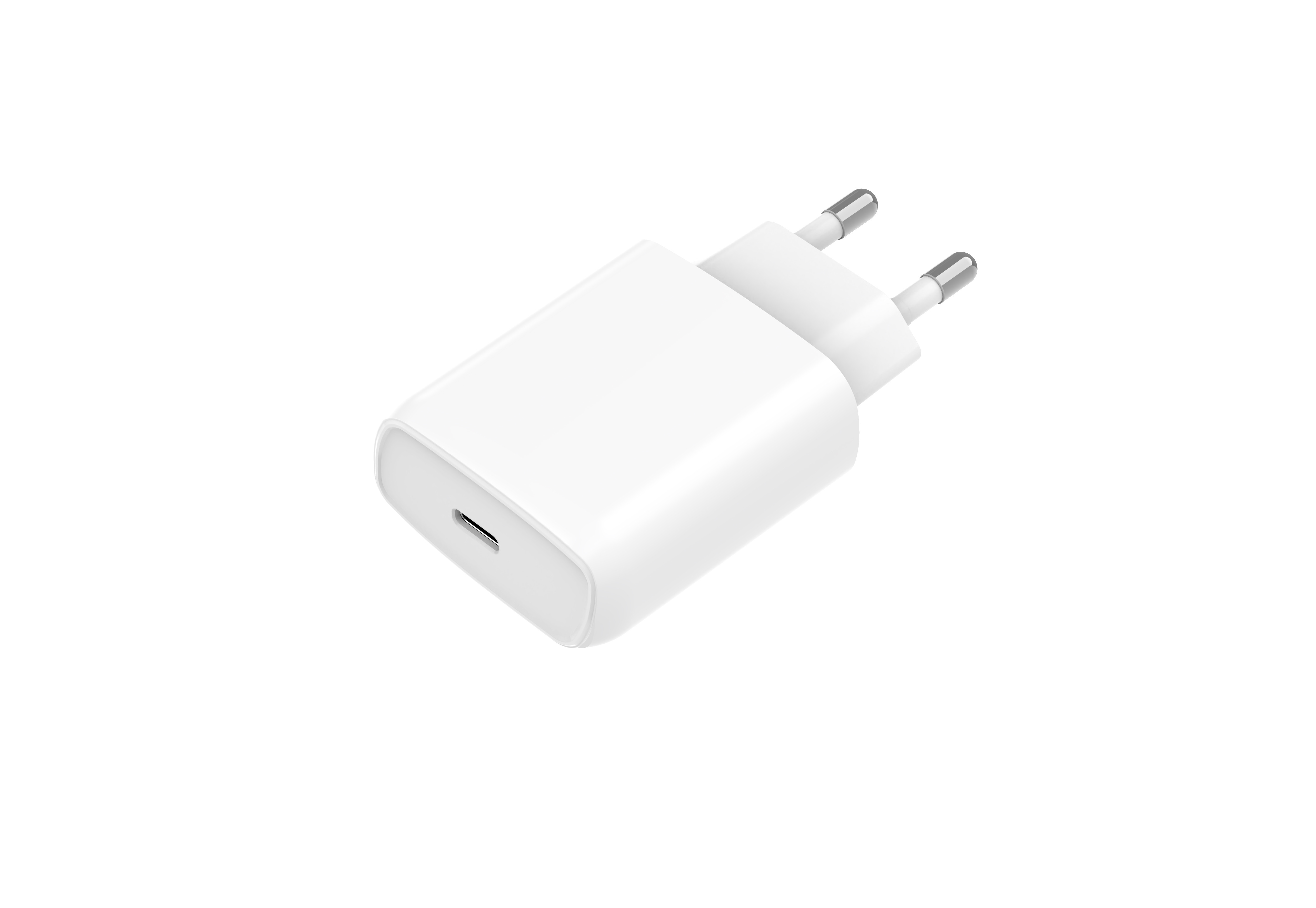 20W EU plug GaN Quick Charging USB C Phone Charger Adapter Wall Charger Customized