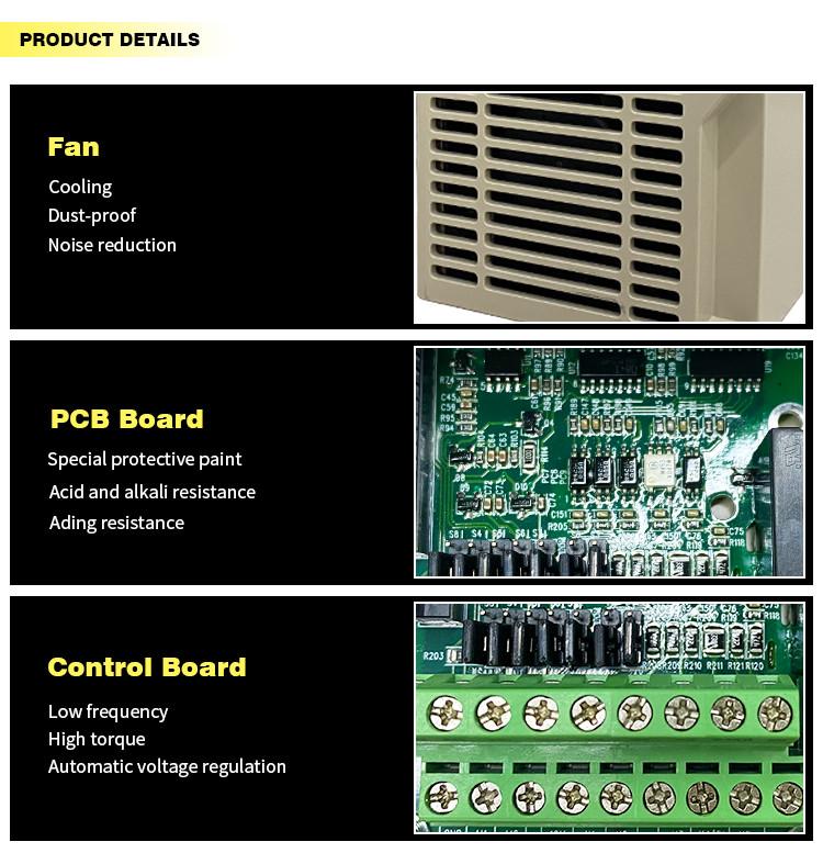 0.75KW Motor Speed Control Inverter For Three Phase Pumps