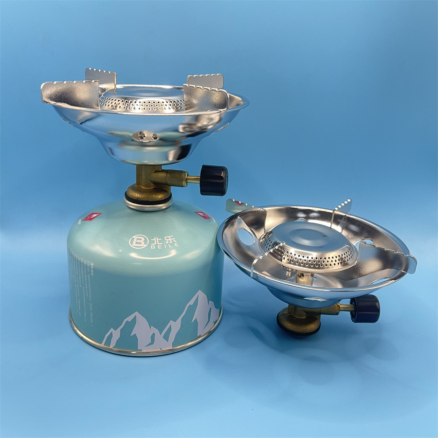 Compact Steel Gas Cooker for Camping and Travel Portable Mini Burner Stove
