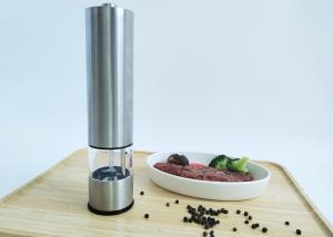 China Electric Salt And Pepper Grinder Set - Stainless Steel Battery Operated Salt &amp; Pepper Mills With Light - Complimentary wholesale