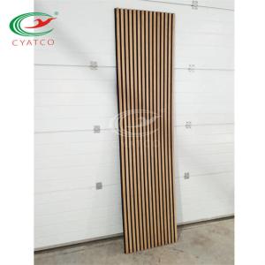 China Fireproof Tasteless Acoustic Wood Ceiling , Odorless Sound Absorbing Acoustic Panel wholesale