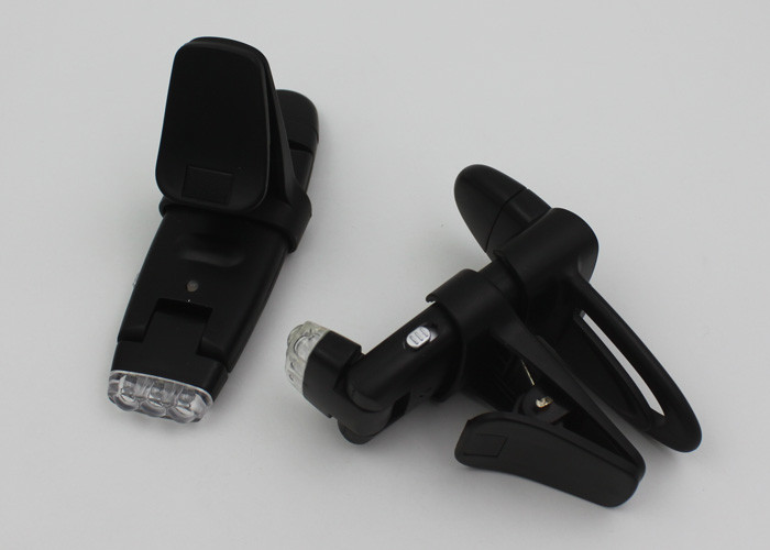 Black Rechargeable LED Book Light With 3xNi-ML Cell batteries 11*3.5*1.5cm