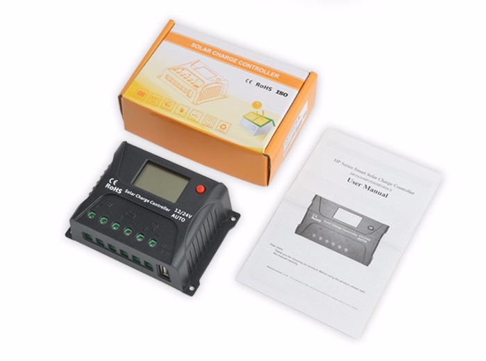 10A Solar Charge Controller 12 Volt Solar Panel Regulator With USB Output