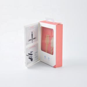China Gift White Card Paper Mobile Accessories Packaging / Usb Data Cable Packaging Box wholesale