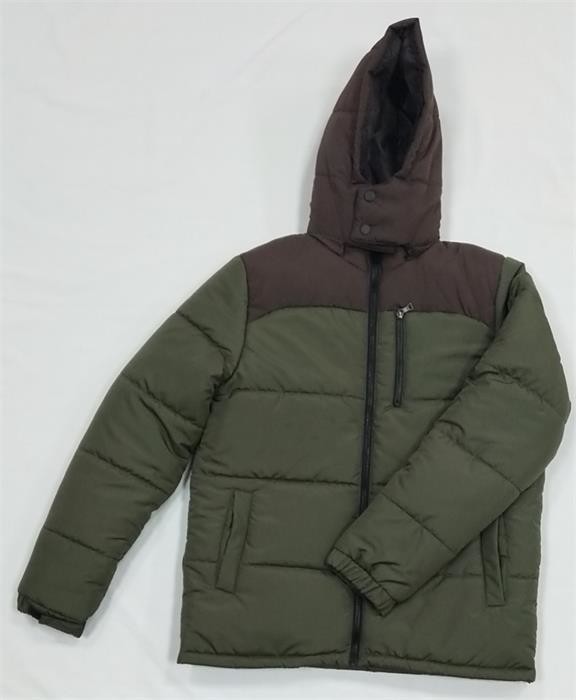 Long Sleeve Black Padded Faux Fur Hooded Coat Quilted Hooded Puffer Jacket