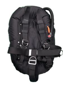 China CE Small Airbag Wing Style BCD , Wear Resistant Scuba Diving Wing BCD wholesale