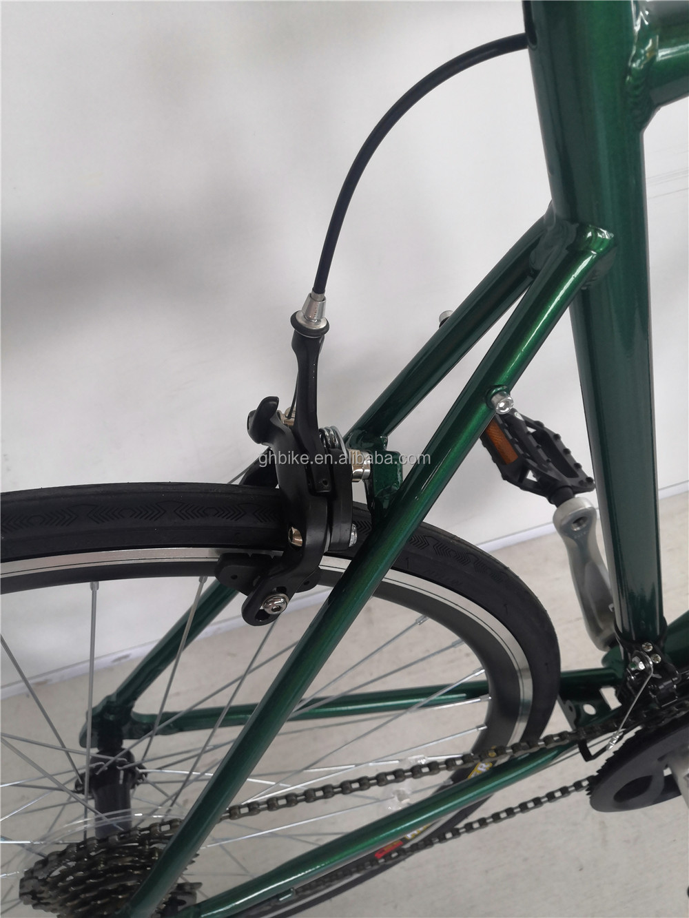 21 Speed Aluminum Frame Cruiser Adult Road Men's Bicycle with Front and Rear V Brake