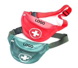 China Travel marathon outdoor sports bag 25*15*7cm red green logo customized wholesale
